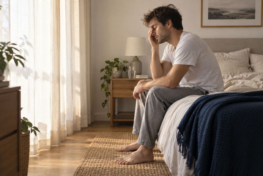 Illustrative morning lifestyle photograph